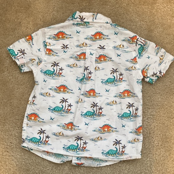 Children’s Place Dinosaur Button Down Shirt, 2T - Picture 7 of 7
